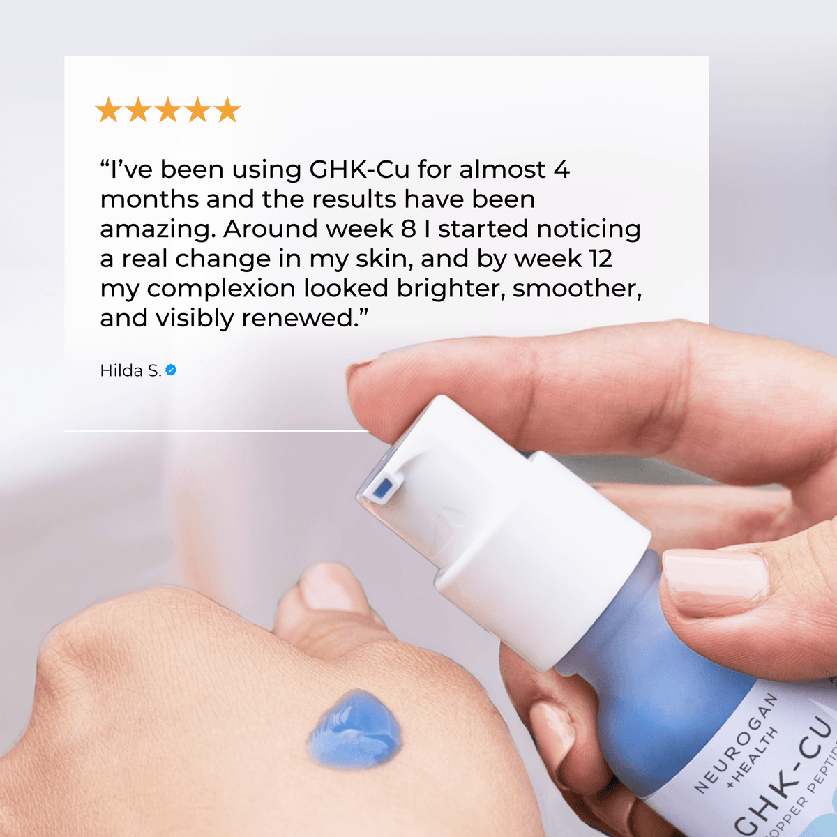 GHK-Cu Copper Peptide Face & Neck Serum