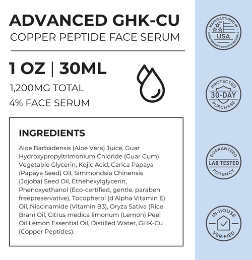 GHK-Cu Copper Peptide Face & Neck Serum